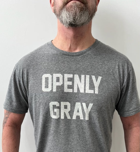 openly gray t shirt