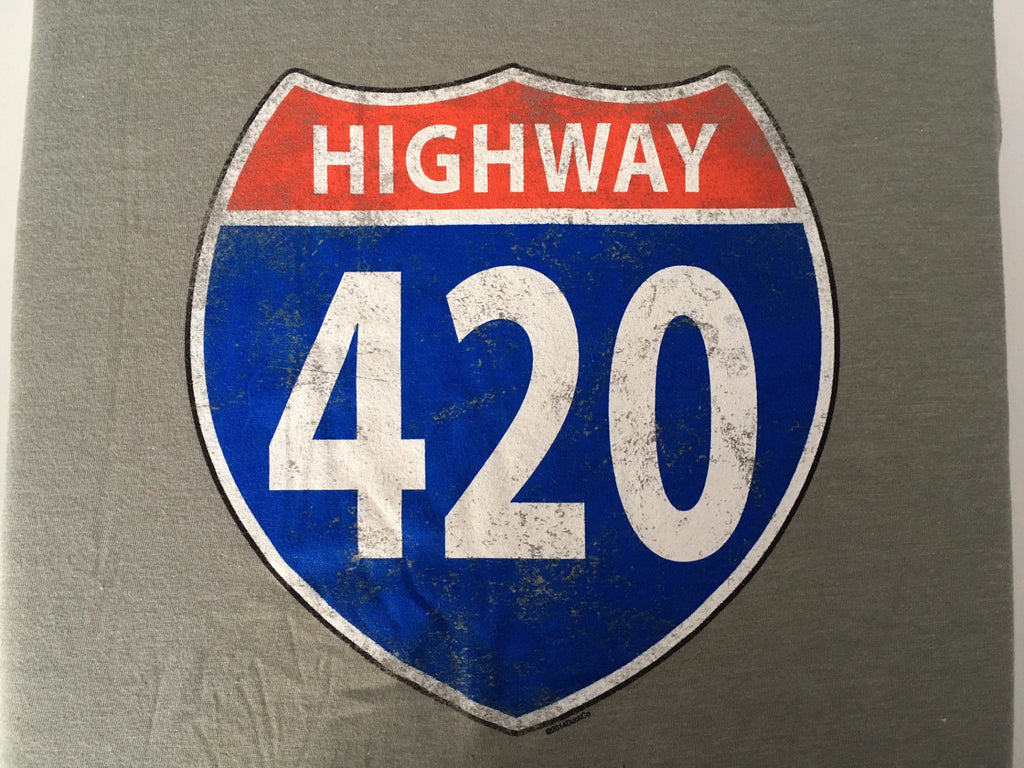 Highway 420 T-Shirt - Tractor Beam Apparel